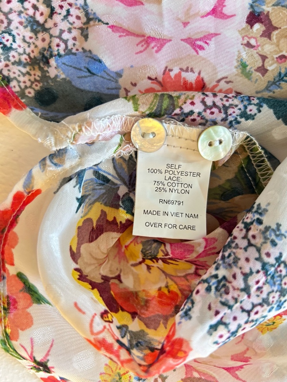 Fig & Flower Sz M Bohemian Floral Patchwork Tank Lace Crochet Overlay Top - Picture 5 of 15